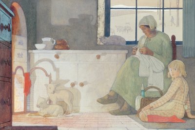 The Foster Mother by Frederick Cayley Robinson
